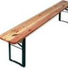 Location mobilier : banc de kermesse 200x30cm - Ambassade Receptions