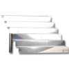 Location vaisselle : escalier rectangulaire en inox - Ambassade Receptions